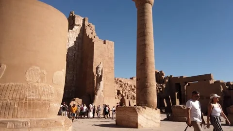 Timelapse from Karnak Temple 库存影片 270972671