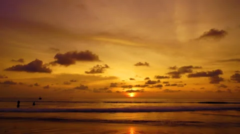 Timelapse Karon sunset Stock Footage 52922547