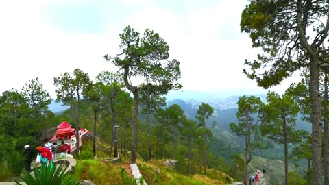 Timelapse of Kasar Devi Temple, A Hindu shrine in Almora, Uttarakhand Stock Footage 331529712