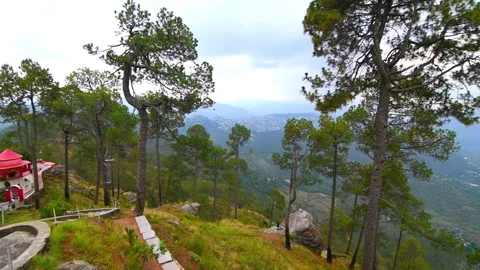 Timelapse of Kasar Devi Temple, A Hindu shrine in Almora, Uttarakhand Stock Footage 331529895