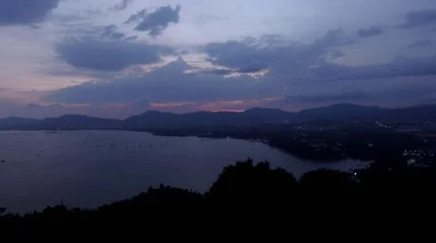 Timelapse from Khao Khad viewtower, Phuket Thailand Vídeos de archivo 62886973
