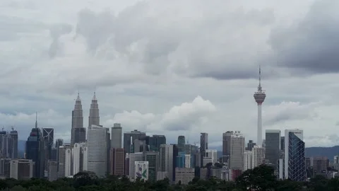 Timelapse of KL City Centre Stock Footage 229763731