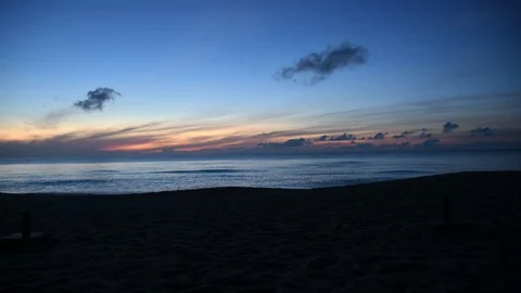 Timelapse of Koh Samui sunrise Stock Footage 101496028