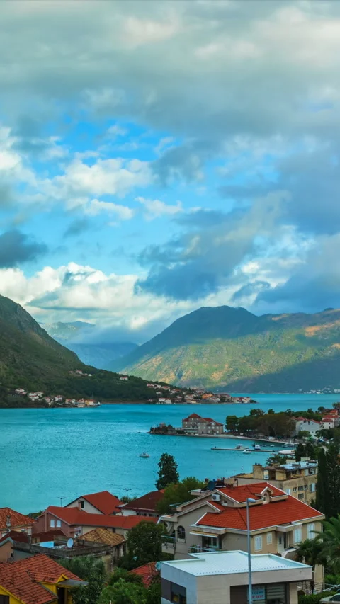 Timelapse of Kotor, Montenegro. Stock Footage 293155131