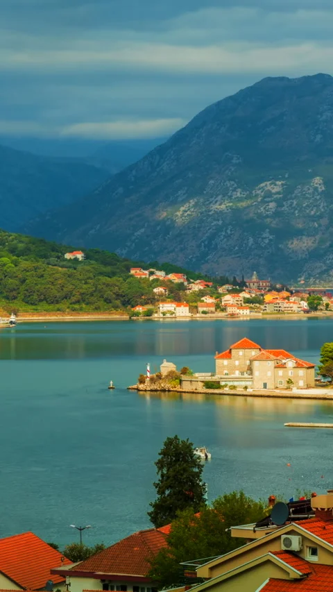 Timelapse of Kotor, Montenegro. Stock Footage 293155235
