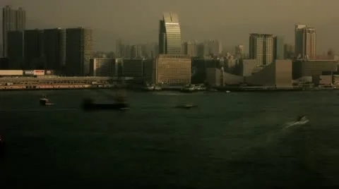 Timelapse Kowloon Bay Stockbeeldmateriaal 11601820