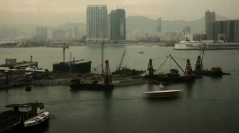 Timelapse Kowloon Bay Stock Footage 11602099
