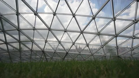 Timelapse of Kremlin and Red Square from Zaryadye park, Moscow Stock-Footage 136200993