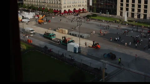 Timelapse of the Kulturstadion Stock Footage 60963070