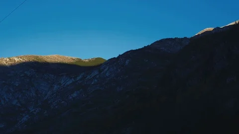 Timelapse of lake and mountains Stock Footage 74161479