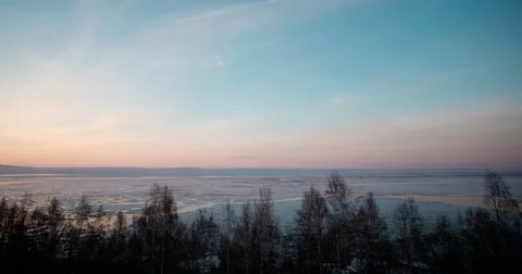 Timelapse, Lake Baikal Stock Footage 81892786