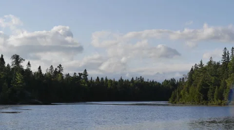 Timelapse of a lake in Canada 스톡 동영상 68933681