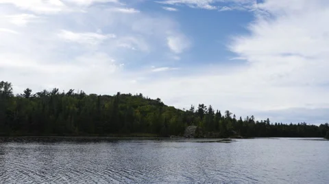 Timelapse at a lake in Canada 動画素材 68933710