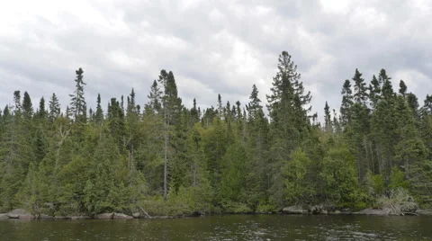 Timelapse at a lake in Canada Stock Footage 68933810