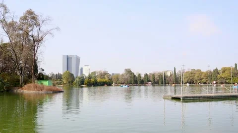 Timelapse of Lake Chapultepec Stock Footage 171435827