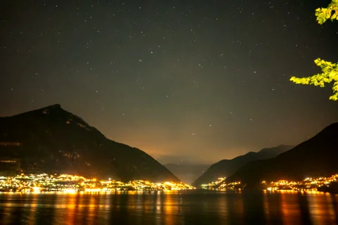 Timelapse of Lake Como, Italy Stock Footage 297742206