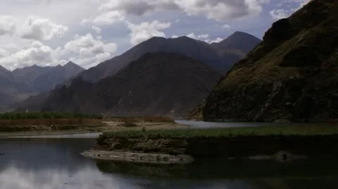 Timelapse lake landscape Stock Footage 11612240