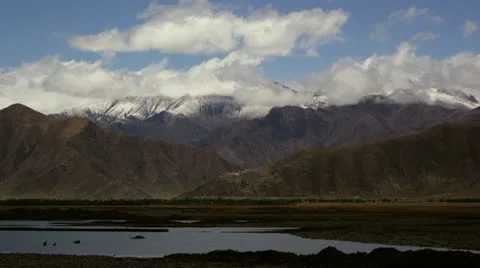 Timelapse lake landscape Stockbeeldmateriaal 11612392