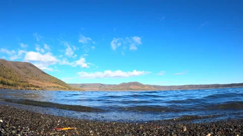 Timelapse on the lake - wide angle - 4K - ProRes Stock Footage 166528859