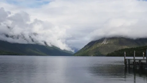 Timelapse at Lakeside Stock Footage 82686906