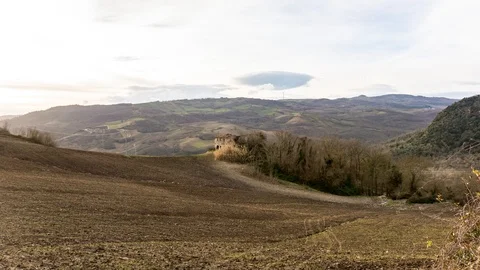 Timelapse landscape of the Basilicata Stock Footage 102236027