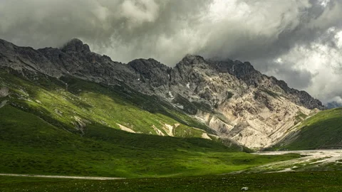 Timelapse of the landscape of the Monte Prena Stock Footage 160001428