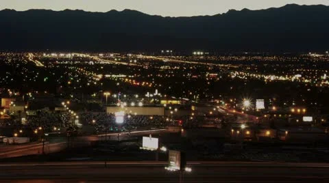 Timelapse Las Vegas landscape Vídeo Stock 11604347
