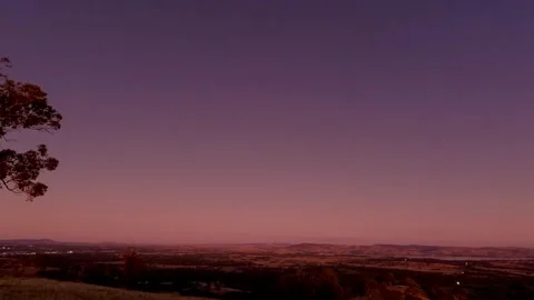 Timelapse - Last light - Huon Hill Stock Footage 330700975