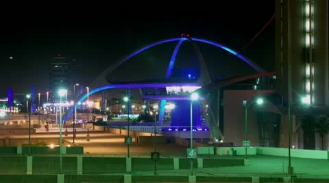 Timelapse LAX Airport 스톡 동영상 11549988
