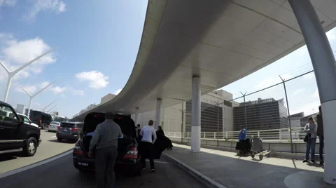 Timelapse at LAX Terminal B Stock Footage 65159202