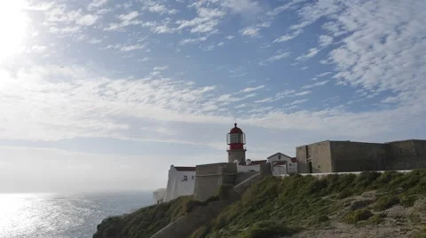 Timelapse Lighthouse in Portugal 스톡 동영상 63274801