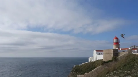 Timelapse Lighthouse in Portugal 스톡 동영상 63274844