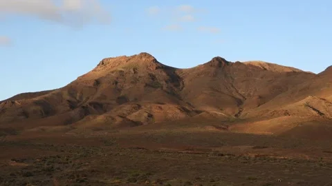 Timelapse of lights and shadows at sunset in the Barranco del Roque Stock Footage 232624884
