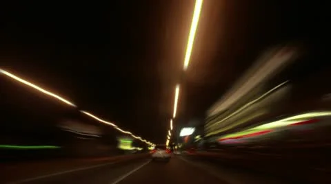 Timelapse Lincoln Ave drive Video stock 11550377