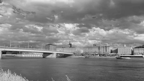 Timelapse of Linz, austria Stock Footage 87988859