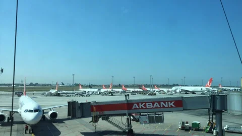 Timelapse of loading the aircraft and preparing it for flight. Stock Footage 129416950