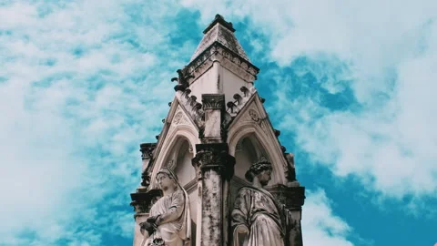 Timelapse on Logan Memorial statue Stock Footage 230922329