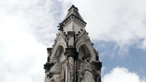 Timelapse on Logan Memorial statue Video stock 231700844