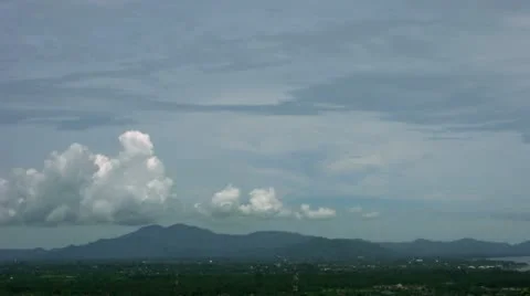 Timelapse Lombok landscape Stockbeeldmateriaal 11585377