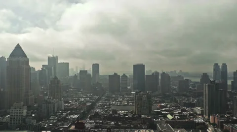 Timelapse looking south at 59th&amp;9th Stock Footage 31218734