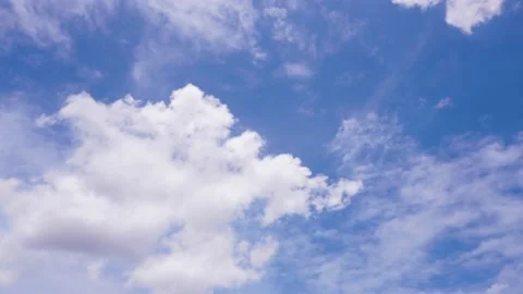 Timelapse loop of clouds in the blue sky. Stock-Footage 232965973