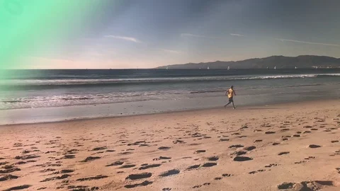 Timelapse of Los Angeles Beach Stock Footage 114822156