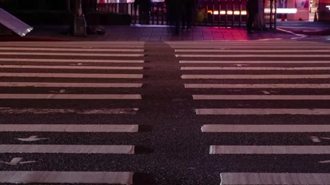 Timelapse low angle view to the asphalt crossing street at intersection are.. Stock-Footage 252034185