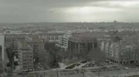 Timelapse Madrid city Stock Footage 48221302