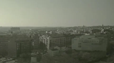 Timelapse Madrid city Stock Footage 48221325