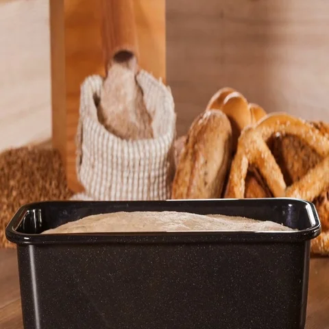 Timelapse of making bread Video stock 69537445