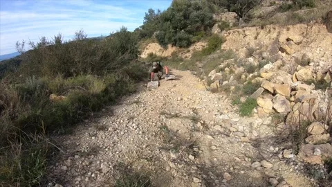 Timelapse man digging and working on the road Stock Footage 154559395