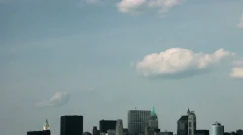 Timelapse Manhattan Island Vídeo Stock 11588402