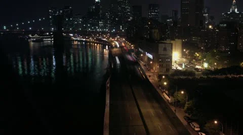 Timelapse Manhattan skyline Vídeo Stock 11607854