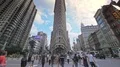 Timelapse Manhattan street traffic people crossing cars NYC Flatiron Building 4k or 4k+ Resolution